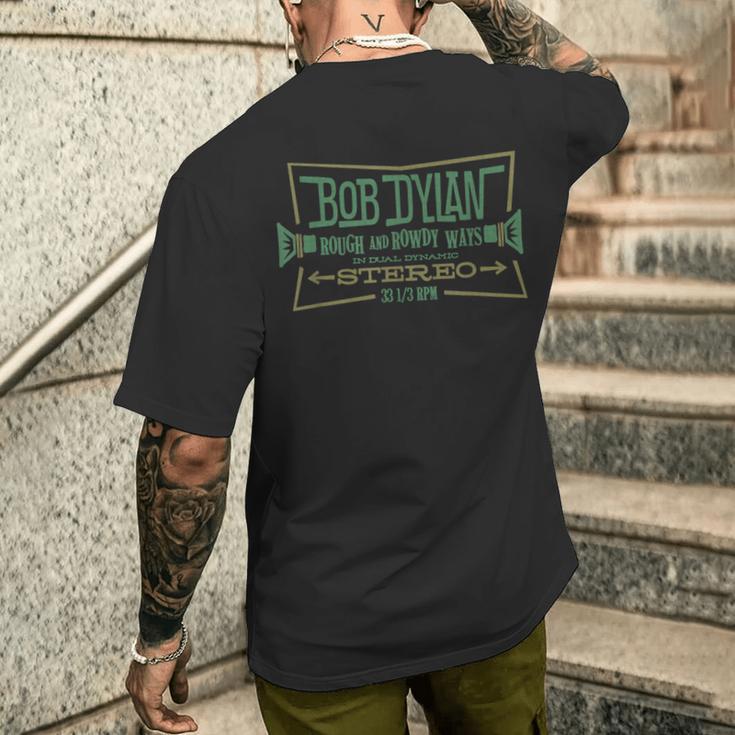 Bob Dylan Stereo System T-Shirt mit Rückendruck Geschenke für Ihn