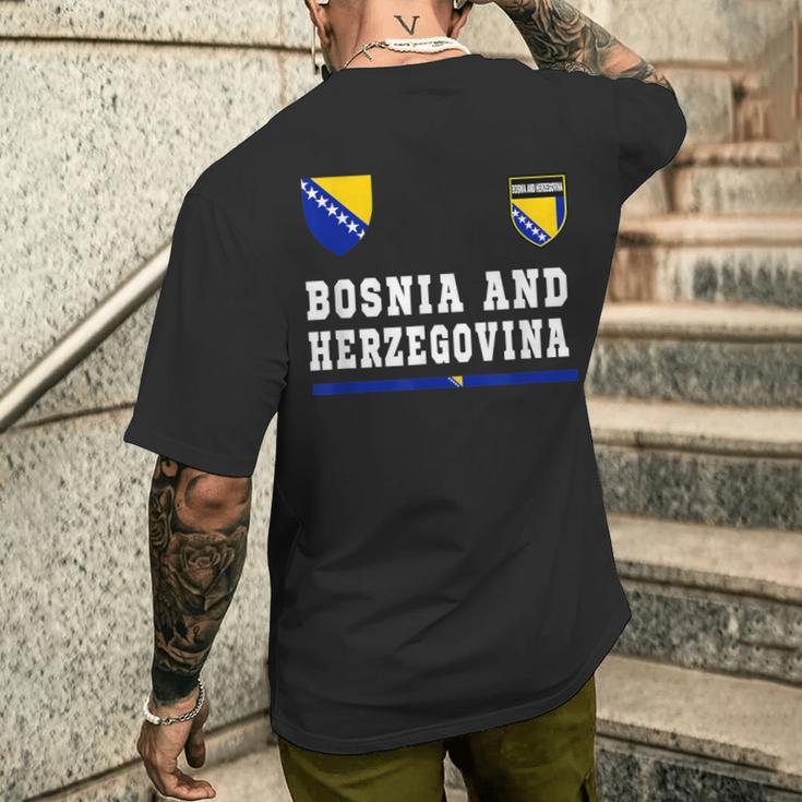 Bosnia SportFootball Jersey Flag Football T-Shirt mit Rückendruck Geschenke für Ihn