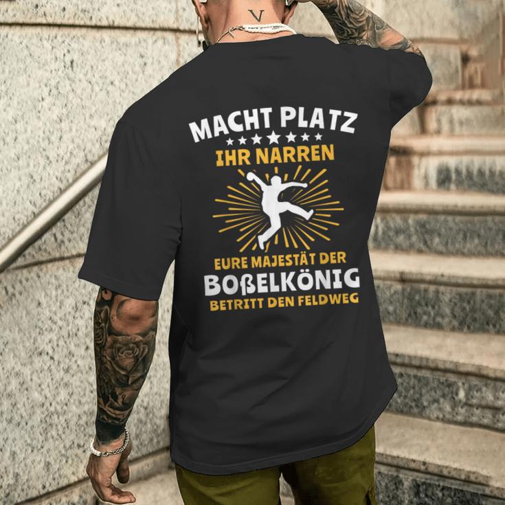 Bossel Majestät Klootschiessen T-Shirt mit Rückendruck Geschenke für Ihn