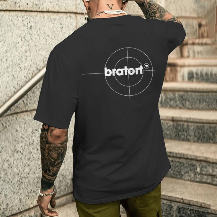 Bratort Lustiges Grill Grillmeister Barbecue Evening T-Shirt mit Rückendruck Geschenke für Ihn