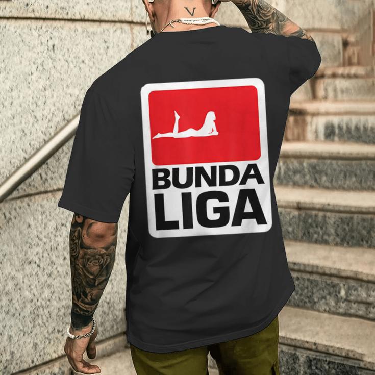 Bunda Liga Malle Sauf T-Shirt mit Rückendruck Geschenke für Ihn