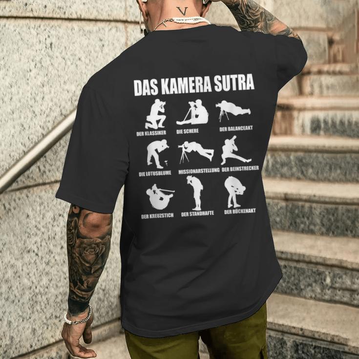 Camera Sutra Photograph Photographer Lens Camera T-Shirt mit Rückendruck Geschenke für Ihn