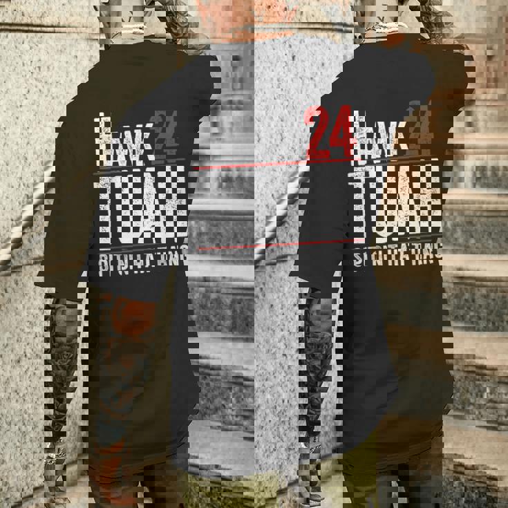 Camicia Divertente Hawk Tuah 24 Spit On That Thang 2024 Uomo Donna T-shirt da uomo con stampa posteriore Regalos para él