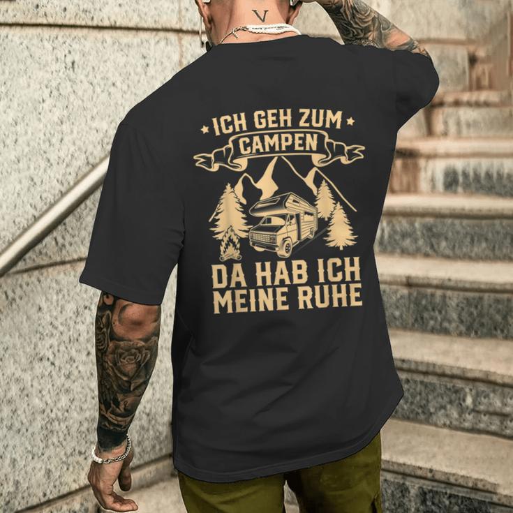 Camping Outdoor Camping Accessories Camper T-Shirt mit Rückendruck Geschenke für Ihn