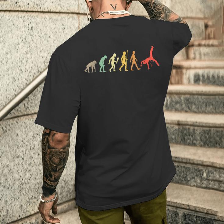 Capoeira Evolution intage Brazilian Capoeira T-Shirt mit Rückendruck Geschenke für Ihn