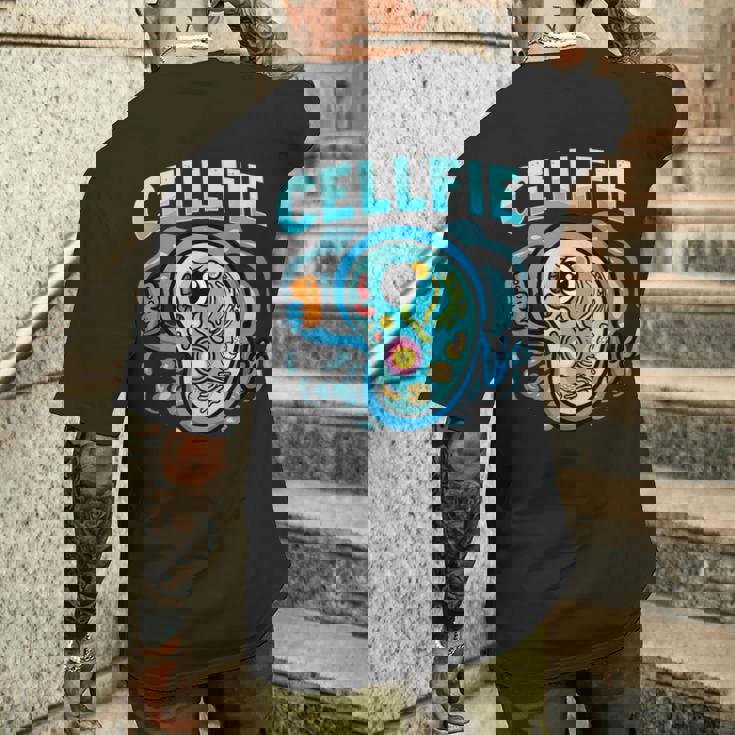 Cellfie Biologia Insegnante Divertente Scienza Cellulare T-shirt da uomo con stampa posteriore Regalos para él