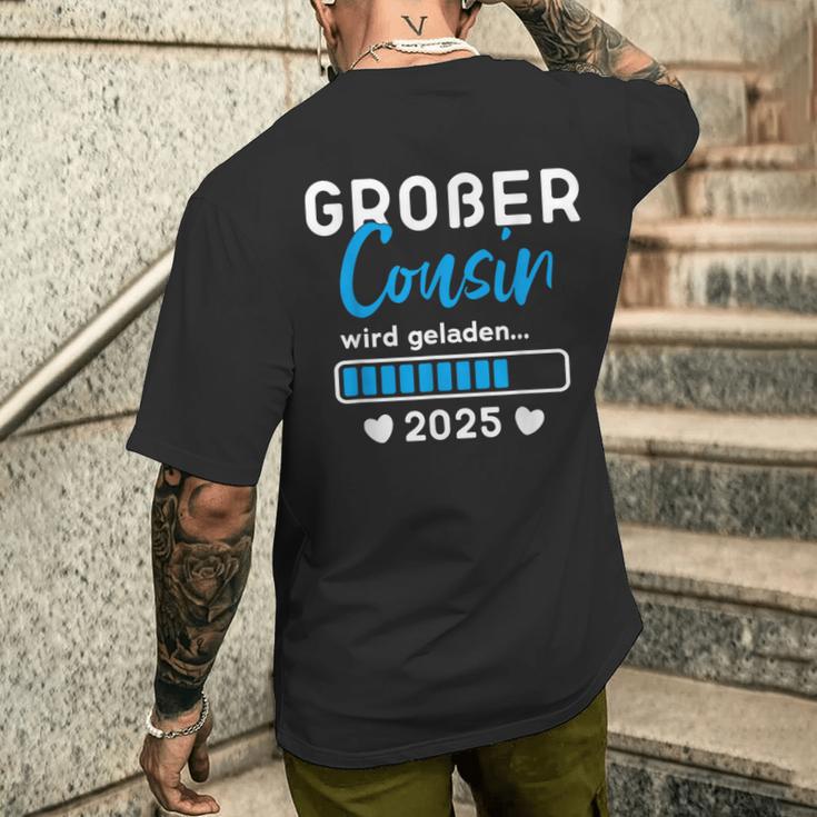 Children's Big Cousin Loaded 2025 Ich Werde Große Cousin 2025 T-Shirt mit Rückendruck Geschenke für Ihn