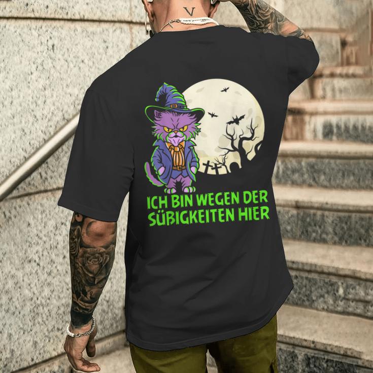 Children's Ich Bin Wegen Der Süßigkeiten Hier T-Shirt mit Rückendruck Geschenke für Ihn