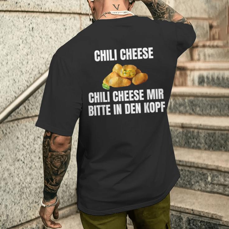 Chilikäse Mir Bitte In Den Kopf T-Shirt mit Rückendruck Geschenke für Ihn