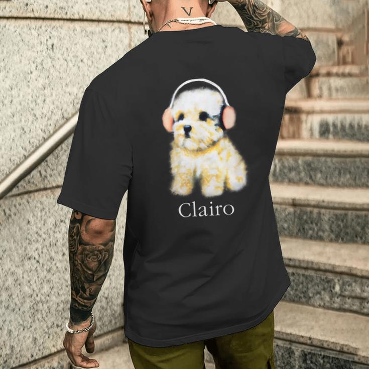 Clairo Dog T-Shirt mit Rückendruck Geschenke für Ihn