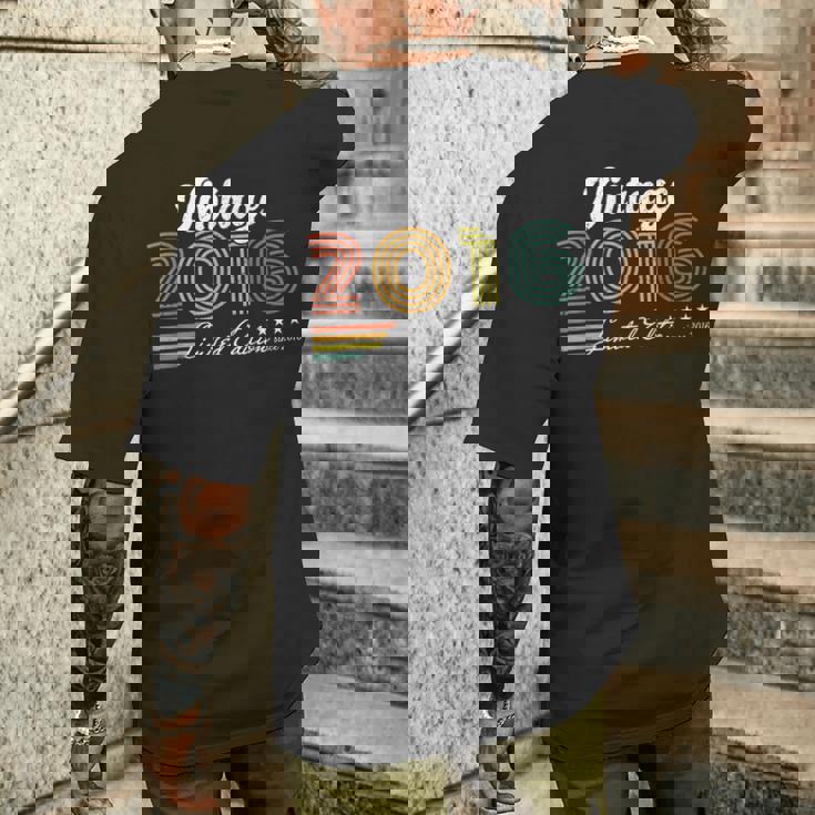 Compleannointage 2016 Edizione Limitata 2016 T-shirt da uomo con stampa posteriore Regalos para él