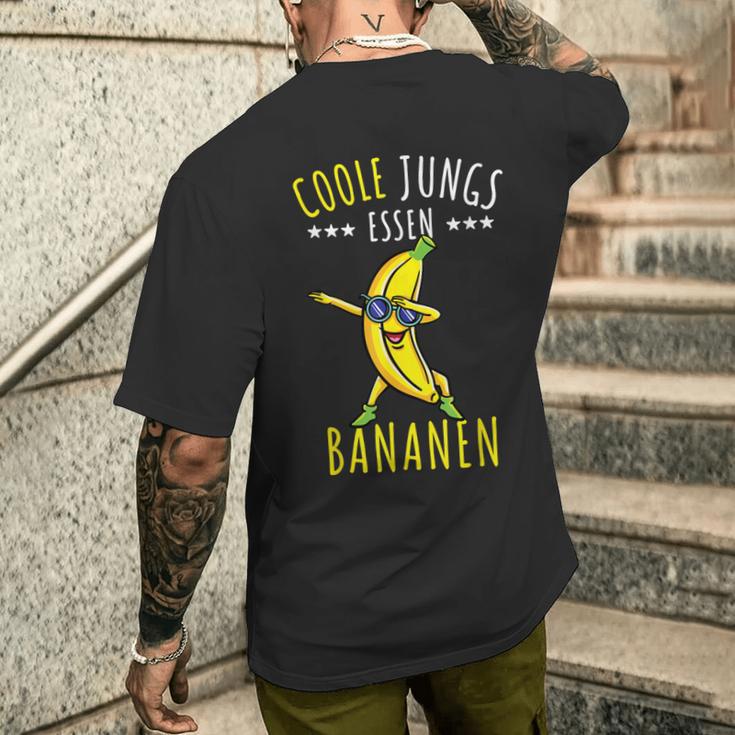 Coole Jungs Essen Bananen T-Shirt mit Rückendruck Geschenke für Ihn