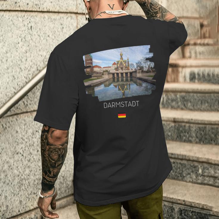 Darmstadt Deutschland S T-Shirt mit Rückendruck Geschenke für Ihn