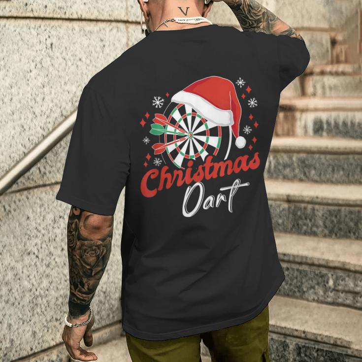 Dart Dartsintage Dartboard Bullseye T-Shirt mit Rückendruck Geschenke für Ihn