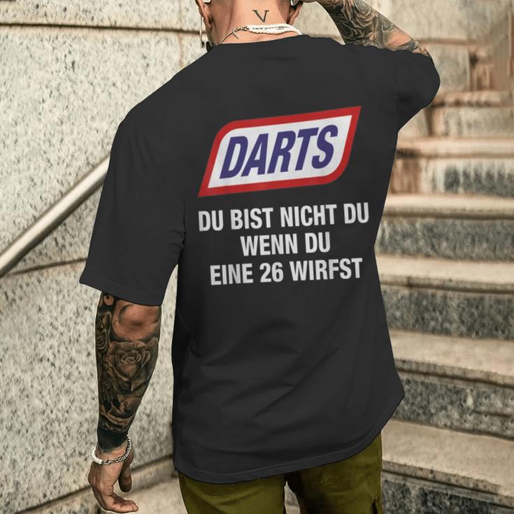 Darts Du Bist Nicht Du Wenn Du Eine 26 Werfst T-Shirt mit Rückendruck Geschenke für Ihn