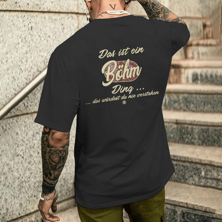 'Das Ist Ein Böhm Ding' This Is A Böhm Ding T-Shirt mit Rückendruck Geschenke für Ihn