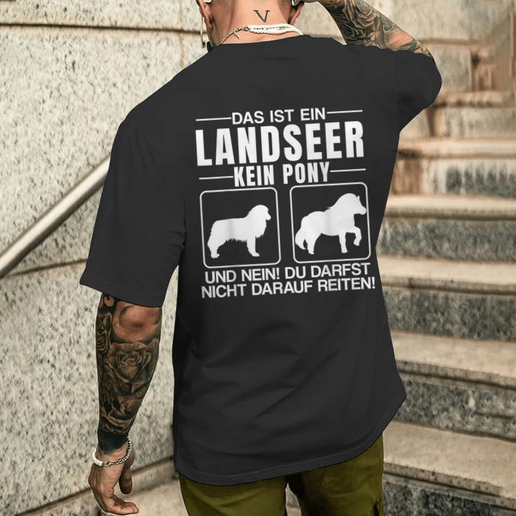 Das Ist Ein Landseer Kein Pony T-Shirt mit Rückendruck Geschenke für Ihn