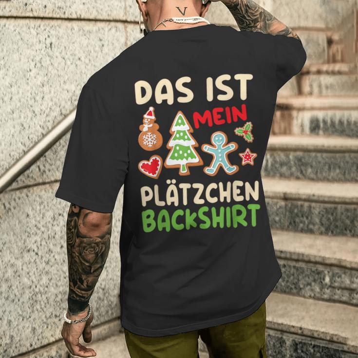 Das Ist Mein Plätzchen Das Ist Mein Plätzchen German T-Shirt mit Rückendruck Geschenke für Ihn