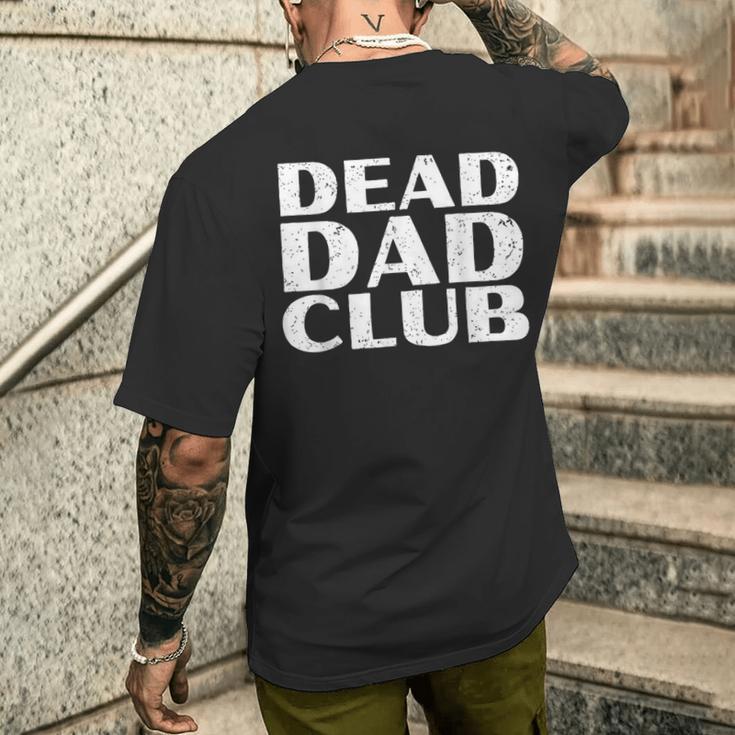 Dead Dad Club Retrointage Lustiger Spruch Zitat T-Shirt mit Rückendruck Geschenke für Ihn