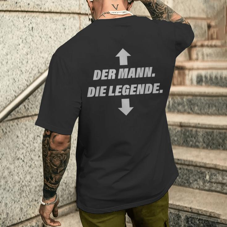 Der Mann Die Legende Sexersauter Slogan T-Shirt mit Rückendruck Geschenke für Ihn