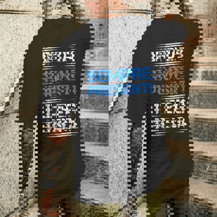Diffidati Sempre Presenti Ultras Brescia T-shirt da uomo con stampa posteriore Regalos para él