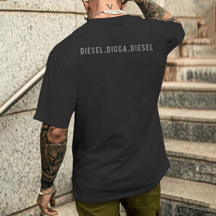 Digga Was Diesel Digga Diesel T-Shirt mit Rückendruck Geschenke für Ihn