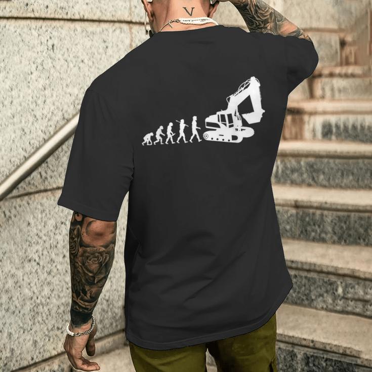 Digger Driver Benz Builder Evolution Digger S T-Shirt mit Rückendruck Geschenke für Ihn