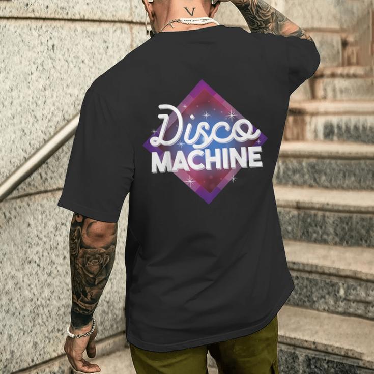 Disco Machine 70S Disco T-Shirt mit Rückendruck Geschenke für Ihn