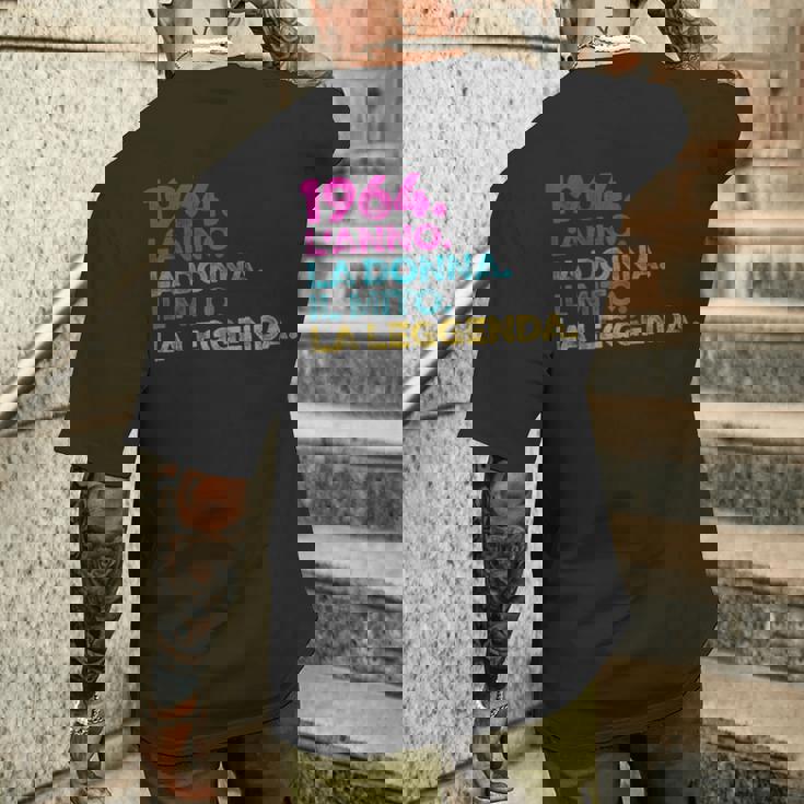 Donna L'anno La Donna Il Mito La Leggenda Compleannointage 1964 T-shirt da uomo con stampa posteriore Regalos para él
