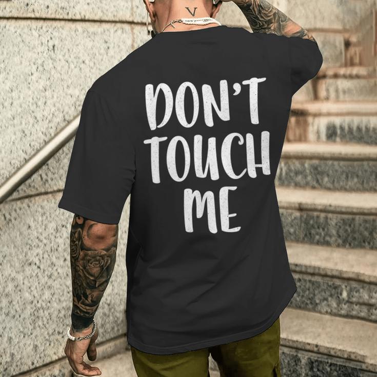 Don't Touch Me Introvert T-Shirt mit Rückendruck Geschenke für Ihn