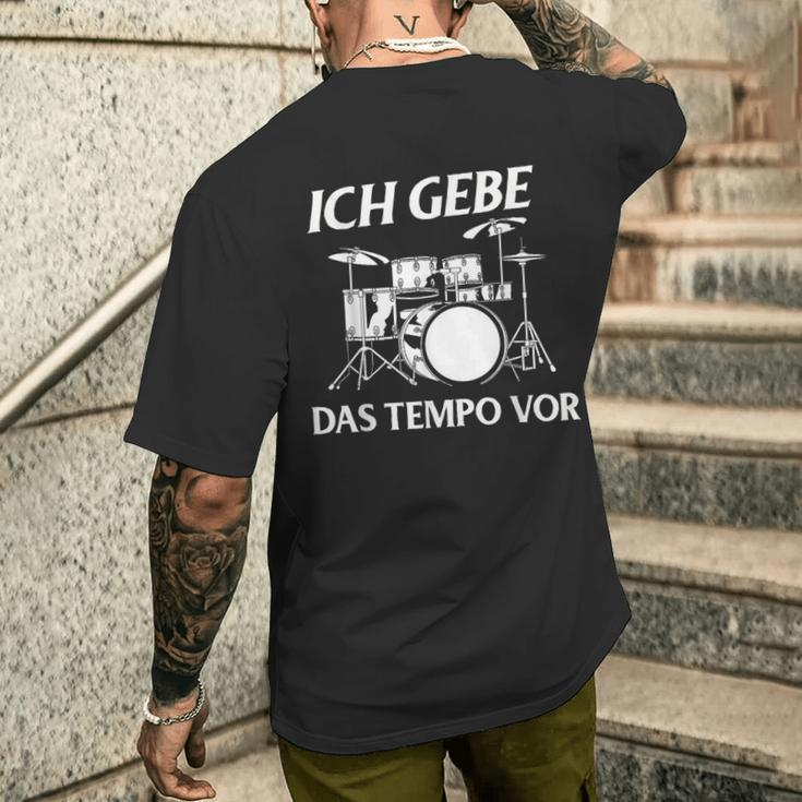 Drums For Drumsticksintage Rock T-Shirt mit Rückendruck Geschenke für Ihn