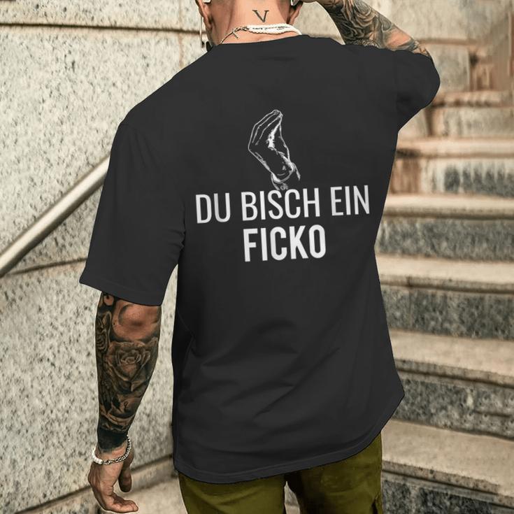 Du Ficko Lohn Italia Workelvet Gesture T-Shirt mit Rückendruck Geschenke für Ihn