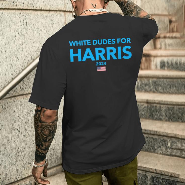 Dudes For Harris 2024 T-Shirt mit Rückendruck Geschenke für Ihn