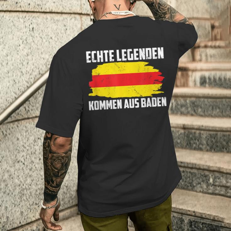 Echte Legenden Kkommen Aus Baden Echte Legends Kkommen Aus B T-Shirt mit Rückendruck Geschenke für Ihn