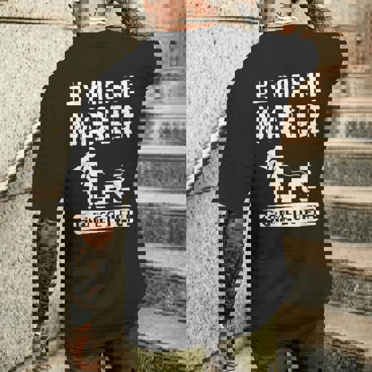Enterrement Deie De Garçon Cadeau Futur Marié Team Evg T-shirt imprimé au dos Cadeaux pour lui