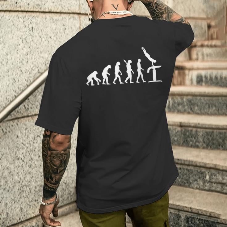 Evolution Gymnastics T-Shirt mit Rückendruck Geschenke für Ihn