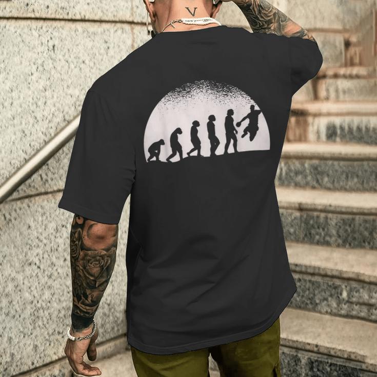 Evolution Handball For Handballer T-Shirt mit Rückendruck Geschenke für Ihn