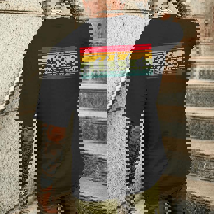 Evoluzione Del Programmatore Del Computer Di Evoluzione Dell'uomo Ingegnere T-shirt da uomo con stampa posteriore Regalos para él