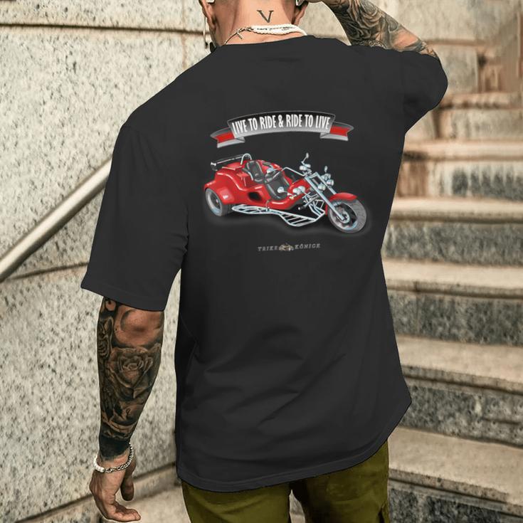 Fahre Zum Leben Trike T-Shirt mit Rückendruck Geschenke für Ihn