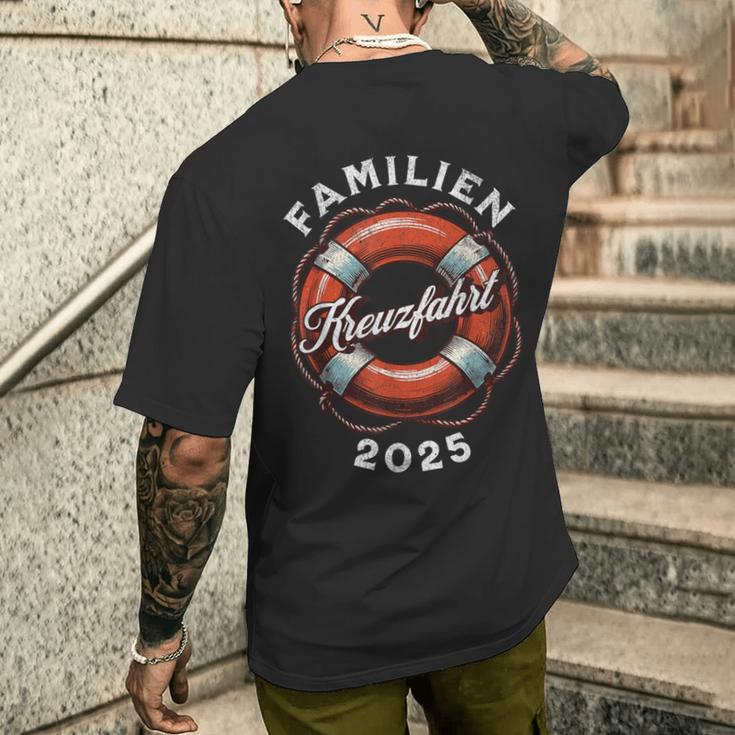 Familien Kreuzfahrt 2025 T-Shirt mit Rückendruck Geschenke für Ihn