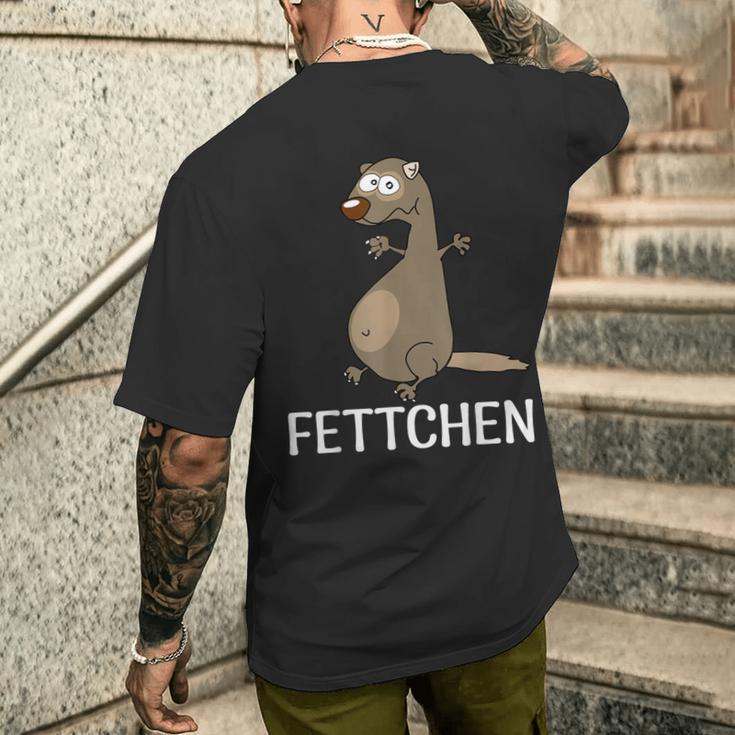 Fettchen T-Shirt mit Rückendruck Geschenke für Ihn