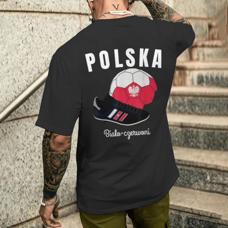 Football Jersey Polska Flag Poland Flags Football Jersey T-Shirt mit Rückendruck Geschenke für Ihn