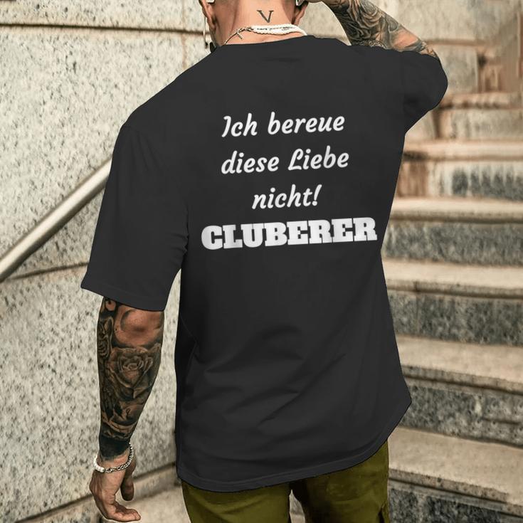 Football Nürnberg Ich Bereue Diese Liebe Nicht Cluberer Fans Red T-Shirt mit Rückendruck Geschenke für Ihn