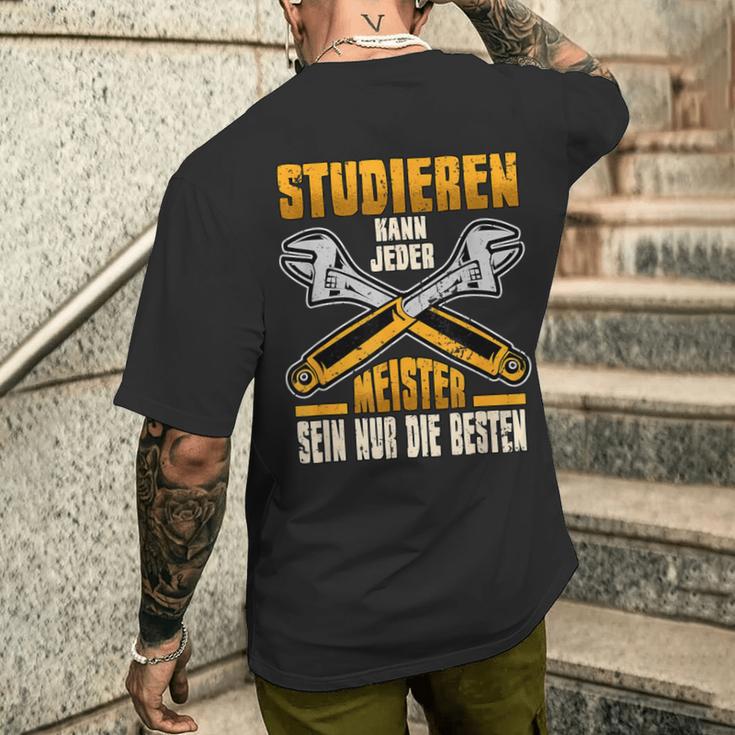 Car Mechatronic Car Workshop Slogan T-Shirt mit Rückendruck Geschenke für Ihn