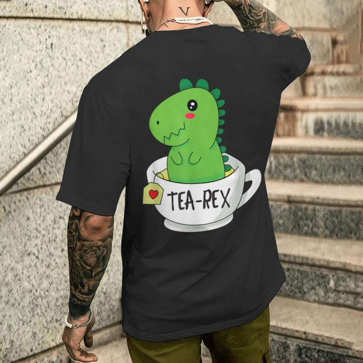 Dino Tea-Rex T-Shirt mit Rückendruck Geschenke für Ihn