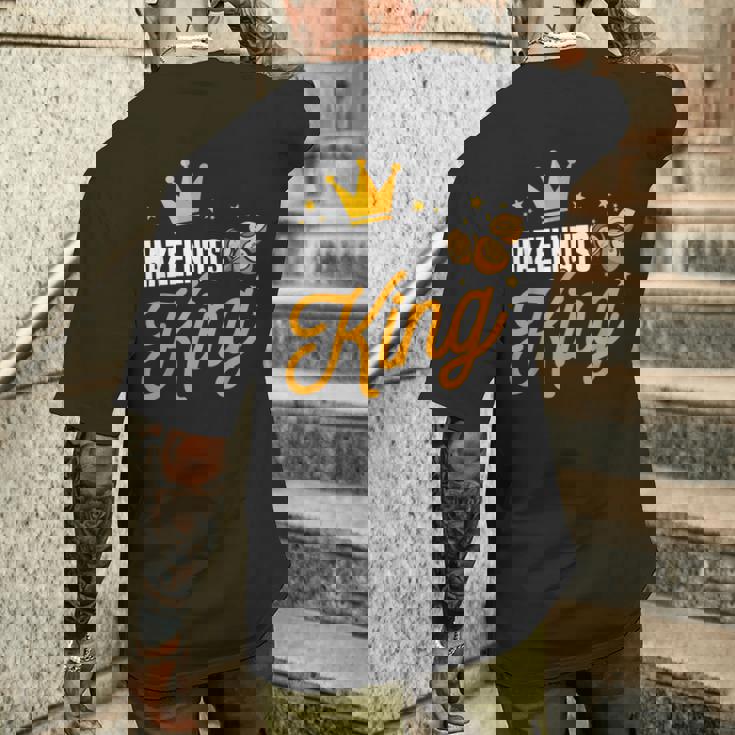Hazelnuts King Outfit Hazelnut Matching Uomo T-shirt da uomo con stampa posteriore Regalos para él