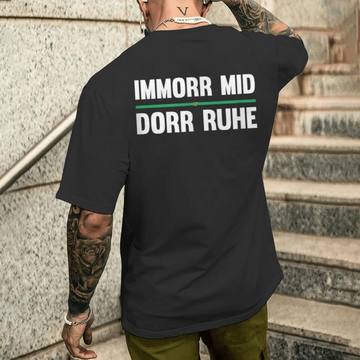 Saying Sächsischer Dialect For Saxony T-Shirt mit Rückendruck Geschenke für Ihn