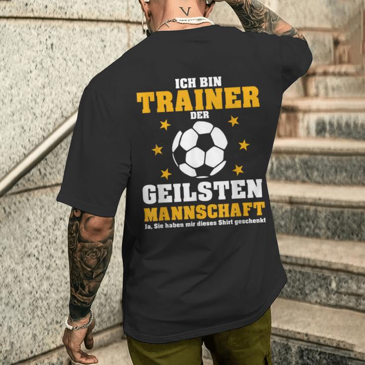 Geile Team Trainer Football Coach T-Shirt mit Rückendruck Geschenke für Ihn