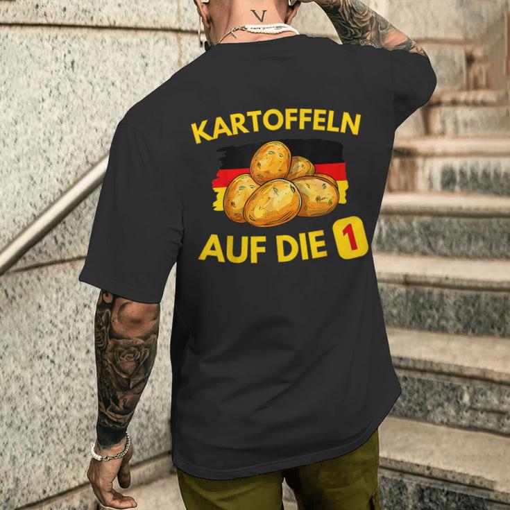 German Kartoffeln Auf 1 T-Shirt mit Rückendruck Geschenke für Ihn