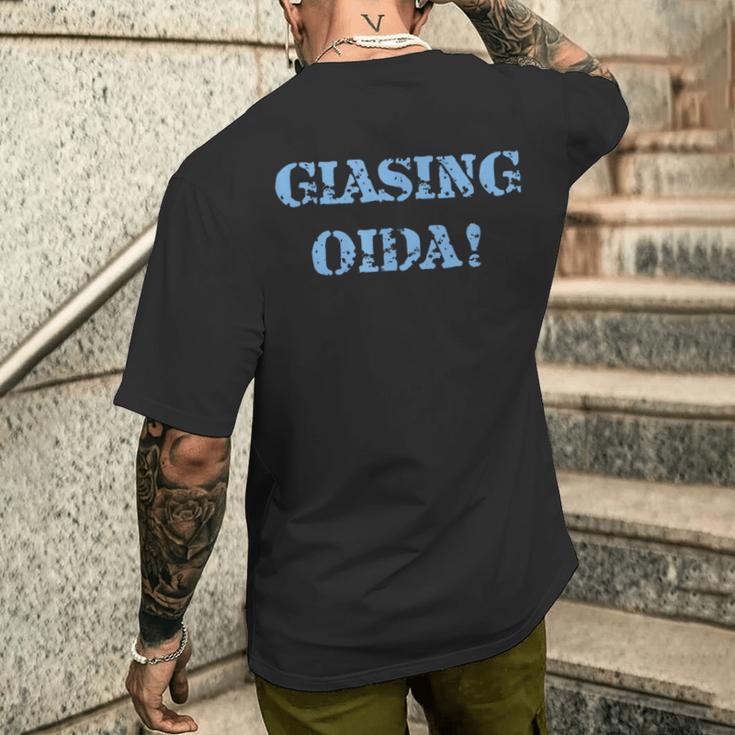 Giasing Oida Hype Bestseller T-Shirt mit Rückendruck Geschenke für Ihn